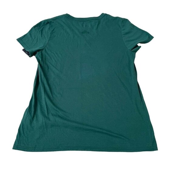 Michigan State Spartans T-Shirt Women’s Size Medium Green V-Neck New - Picture 5 of 5